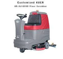 Customized 380mm Double Brush Ride on Floor Scrubber Machine ...
