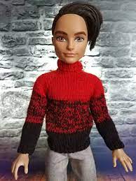 Over time we will be using this basic pattern to make many different dolls. Doll Clothing Knitted Sweater For Ever After Man Doll Boy Etsy