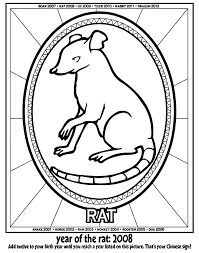 Chinese new year coloring pages 2020. Chinese New Year Year Of The Rat Coloring Page Crayola Com