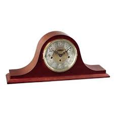 Shown here next to standard size example. Charlton Home Dial Mantel Clock Tabletop Clocks Mantel Clock Mantle Clock