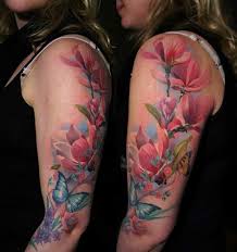 Amazing colored flowers sleeve tattoo for girls. 101 Sleeve Tattoo Ideen Fur Frauen Tolle Ideen Als Inspiration Und Vorlage