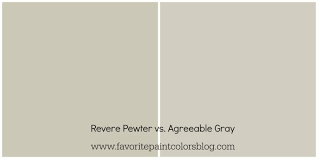 I like bm rich cream for bedroom, but would it look right? Agreeable Gray Vs Revere Pewter Why I Changed My Mind Favorite Paint Colors Blog