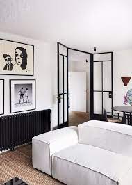 South Yarra Penthouse Tamsin Johnson Melbourne Apartment White Linen Sofa Apartment Renovation