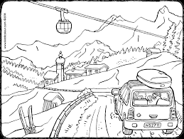 Of heb je liever een kleurplaat van takel en de andere auto kleurplaat peuters. Landschappen Kleurprenten Pagina 4 Van 6 Kiddicolour