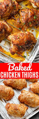 Bake a chicken without leg and wings would take about 45 to 11 hour depending how well you want the chicken done and bake it at 350 degrees. Crispy Baked Chicken Thighs Perfect Every Time Spend With Pennies