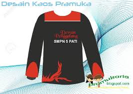 Untuk saat sekarang, pakaian jenis ini paling banyak digunakan untuk seragam sekolah. Contoh Desain Kaos Pramuka Lengan Panjang Pramuka