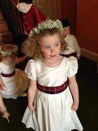Scottish Flower Girl Dress Tartan Wedding Scottish Wedding Dresses Plaid Wedding