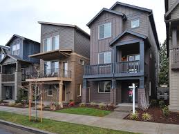 45 Central Brand New Affordable Neighborhood Across From The Nike Headquarters These Homes Are Selling Like Crazy Group Home House Styles The Neighbourhood