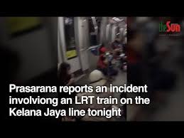 Kelana jaya lrt station is a light rail station on the kelana jaya line. News Prasarana Reports An Incident Involviong An Lrt Train On The Kelana Jaya Line Tonight Youtube