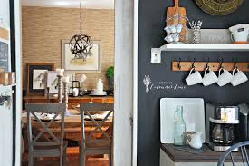 Updating your dining room doesn't have to cost a fortune. Chalkboard Wall Barn Door And Dining Room Seeking Lavender Lane