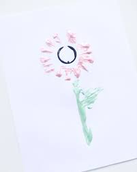 Toilet paper roll wall art.cut paper rolls into five parts.paste them to make flowers and leaves and paint it to. Toilet Paper Roll Flower Stamping Kids Craft Glitter Inc