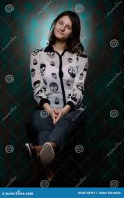 Beautiful Young Girl in Studio Stock Image - Image of belarus, beautiful:  68742501
