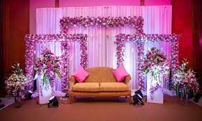 Beautiful Backdrop For Indoor Weddings Wedding Stage Wedding Stage Decorations Stage Decorations