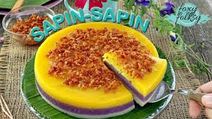 How To Make Sapin Sapin Foxy Folksy Sapin Sapin Recipe Filipino Desserts Jackfruit Recipes
