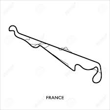 The european le mans series is the pinnacle of sports car racing. Le Castellet Circuit France Motorsport Race Track Vector Map Royalty Free Cliparts Vectors And Stock Illustration Image 154283150