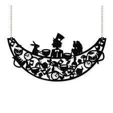 Deviantart is the world's largest online social community for artists and art enthusiasts, allowing people to connect through the creation and sharing of art. Mad Hatter S Teaparty Necklace Little Moose Playful Jewellery Handmade With Love Lasers In The Uk