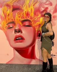 mente encendida” ✨❤️‍🔥 thank you so much for having me @kobrapaintusa  @theallstarstattooconvention Thank you @golden305 !! I had an amazing  weekend painting with friends 🫶✨