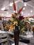 Large Floor Vase With Artificial Flowers