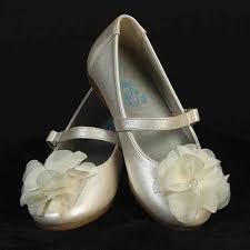 Ivory Shoes For Flower Girl Girls Ivory Dress Shoes White Ballet Shoes Flat Dress Shoes
