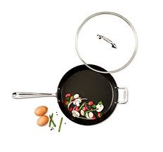 All Clad E7859664 Ha1 Hard Anodized Nonstick Dishwasher Safe Pfoa Free Fry Pan With Lid Cookware 12 Inch Medium Grey All Clad Hard Anodized Cookware Pan