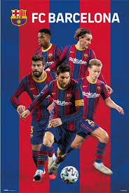 Barcelona ist die größte stadt von katalonien und die zweitgrößte stadt spaniens. Fc Barcelona Group 2020 2021 Poster Plakat Kaufen Bei Europosters