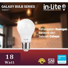 Lampu led strip rgb warna warni 5 meter ac 220 v + adapter+remote: Jual Paket 4 Pcs Lampu Led In Lite Galaxy 18w Putih Inb007 Garansi 1 Th Sni Di Lapak Terang Jaya Elektrik Bukalapak