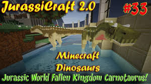 Minecraft gets a brand new mod pack with dinosaurs! Minecraft Dinosaurs Jurassicraft Fossils And Archeology Ep1 World Seed Jungle Temples And Academy By Rollo Mc