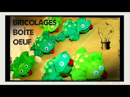 Un petit panier de pâques en forme de lapinou. 40 Idees Bricolages Pour Enfants Avec Des Boites D Oeufs Youtube