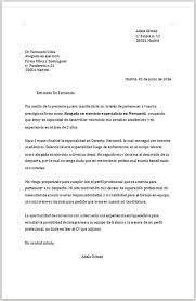 Ejemplo De Carta De Presentacion Espontanea Para Abogada