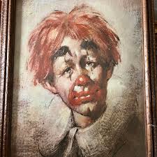 *Antiques* Vintage “Clown With Red Hair” By Barry Leighton Jones for Sale  in Montgomery Village, MD