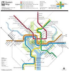 Tour at your own pace! Washington D C Subway Map Rand