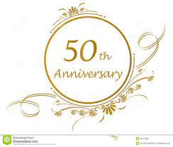 50th Anniversary Design 50th Anniversary Decorations Wedding Anniversary Cards Anniversary Logo