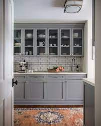 The backsplash truly rocks in this kitchen. Chairish For Chic And Unique Homes Grey Kitchen Cabinets Kitchen Renovation Kitchen Design