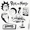 Rick and morty tattoo inspo from @cagridurmaz. 1