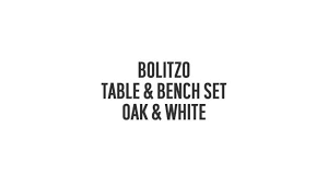 Whether you want a timeless classic made for the finest oak or you're seeking something with a modern twist, like the bedrock, you can take your pick from. Buy Argos Home Bolitzo Table Bench Set Oak White Dining Table And Chair Sets Argos