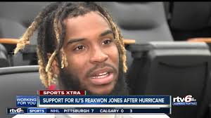 Support for IU's Raekwon Jones after hurricane hits his home town