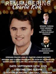 Breaking News* I am deeply honored to have been requested by many to host  an event in Ball for our young people in Cenla to remember and honor the  life and legacy
