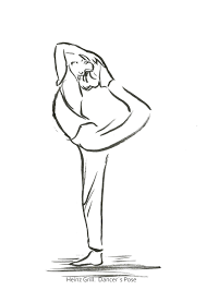 Heinz Grill Lord Of The Dance Pose Natarajasana Yoga Drawing Yoga Art Drawings