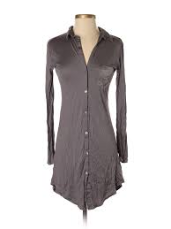 Details About Hanro Of Switzerland Women Gray Casual Dress Xs