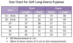 Gap Kids Shirt Size Chart Gap Size Chart Jeans Oasis