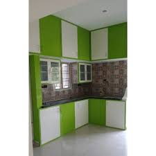 But it may have to share the trend spotlight as pale or muted gray, blue and green cabinet colors shake things up a bit. Modern Green White Modular Kitchen Cabinet Rs 180 Square Feet New N K Associates Id 20764634897