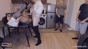 Guys Waiting Their Turn With Blindfolded Alina Rose Porn Gif ...