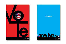 Aiga Vote 2008 Poster Campaign On Behance Political Postcard Vote Poster Aiga