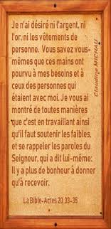La Bible Insiste Sur Le Fait Qu Il Faut Travailler De Nos Mains Pour Satisfaire Nos Besoins Et Pour Soutenir Les Faibles Des Le Debut Paul Mettait En Ga Idiomas