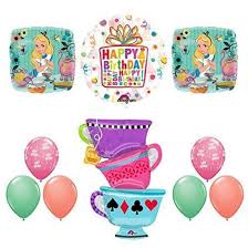 Les merveilles qui t'entoure n'ont pas de prix. Alice Au Pays Des Merveilles Fete Du The Anniversaire Ballons Decoration Fournitures Tasse A The Bzqzi Cdiscount Maison