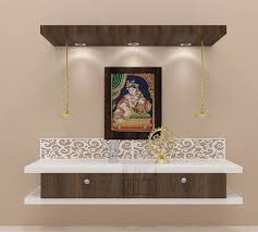 Dark polish sheesham & mdf wooden pooja mandir without door. 31 Brilliant Puja Unit Designs For Indian Homes Zad Interiors