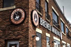 Brewed Awakening Coffee House Proudly Serving Organic Sustainable Direct Fair Trade Coffee From Around The W Fair Trade Coffee Canadian Design Coffee House