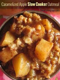 Caramelized Apple Slow Cooker Oatmeal Recipe Slow Cooker Oatmeal Slow Cooker Breakfast Recipes