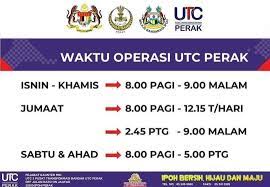Pejabat imigresen utc perak level 3 bangunan utc perak off jalan dato onn jaafar 30300 ipoh perak tel. Waktu Operasi Baru Utc Perak Klinik Bhajan Medan Gopeng Facebook