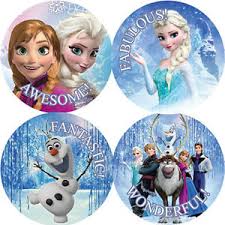 Details About 70 X Mixed Frozen Stickers Non Personalised Well Done Reward Chart Party Bag 338